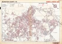 Sewer and Water Map, Arlington County 1943